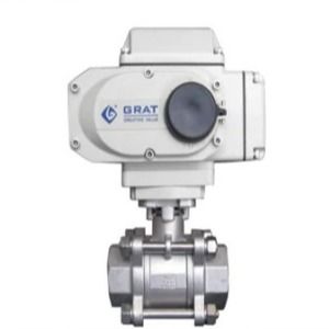 Edelstahl SS316 BSP Innendraht DC24V elektrisches Steuerventil
