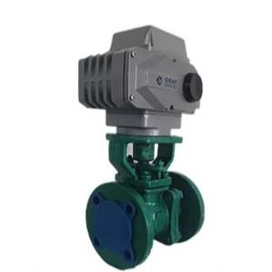 Edelstahlmotorisierte Fluorelektrische Kugelventilflanschverbindung