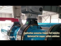 GRAT Elektrische CPVC-Schmetterlingsventile