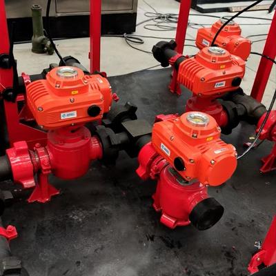 Explosionsgeschützter elektrischer Stellantrieb 600 N·m IP67 CNEX ATEX zertifiziert Ex db II C T6 Gb für Plug-/Kugel-/Schmetterlingsventile in Öl- & Gas-Leitungsanlagen und petrochemische Regelventile